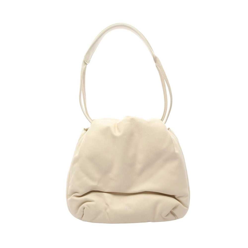 Celine Pillow Bag Shoulder Leather White